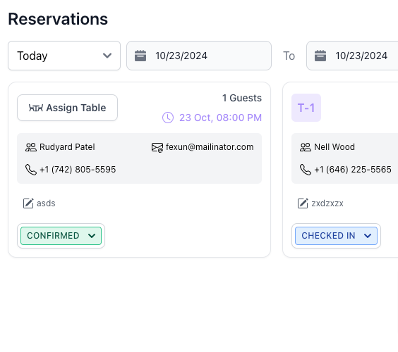 Create QR Menu that comes with Table Reservations